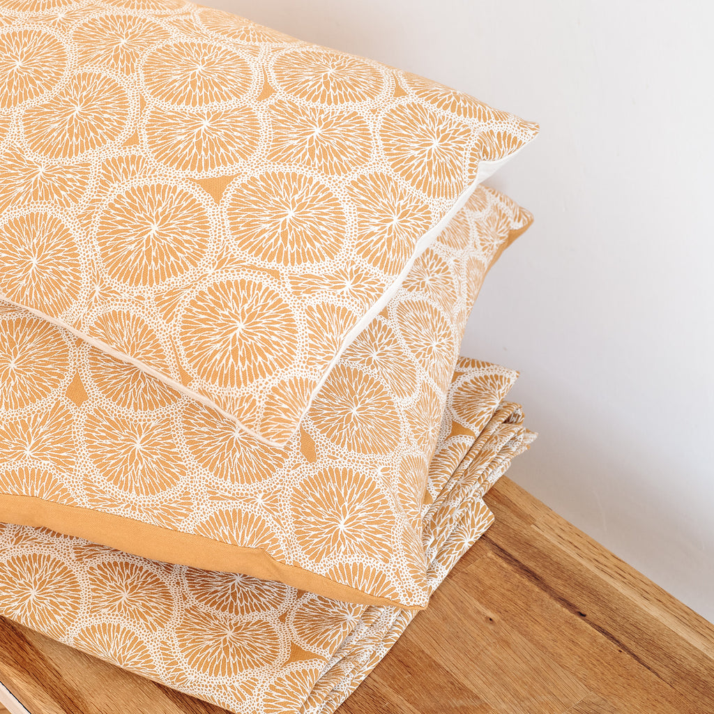 Housse de coussin rectangle - 34 caramel