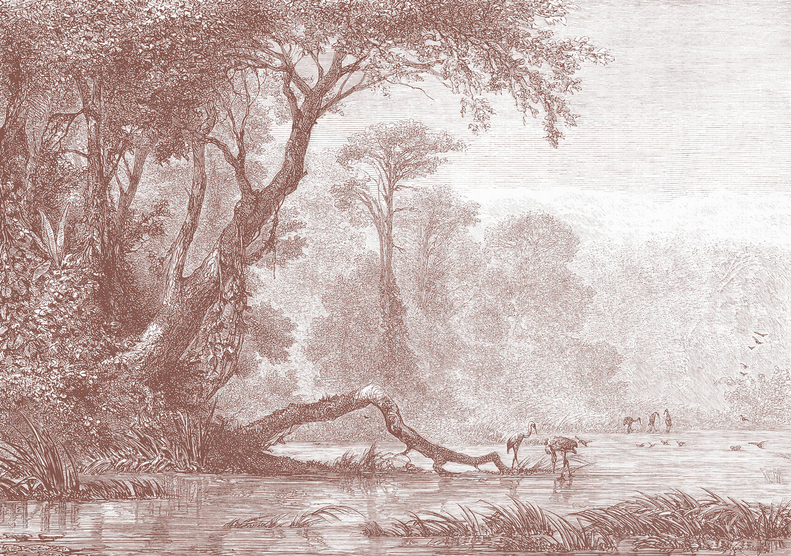Sologne panoramic wallpaper