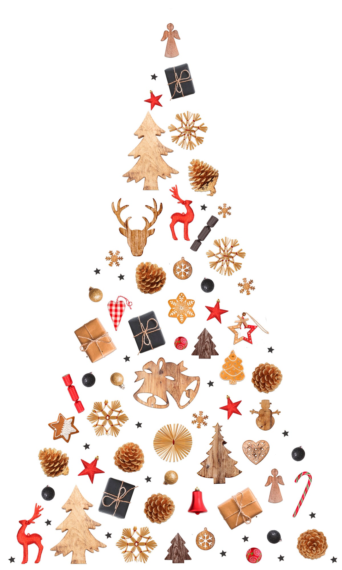 Adhesive Christmas Tree - Ninon's Christmas Tree 01 