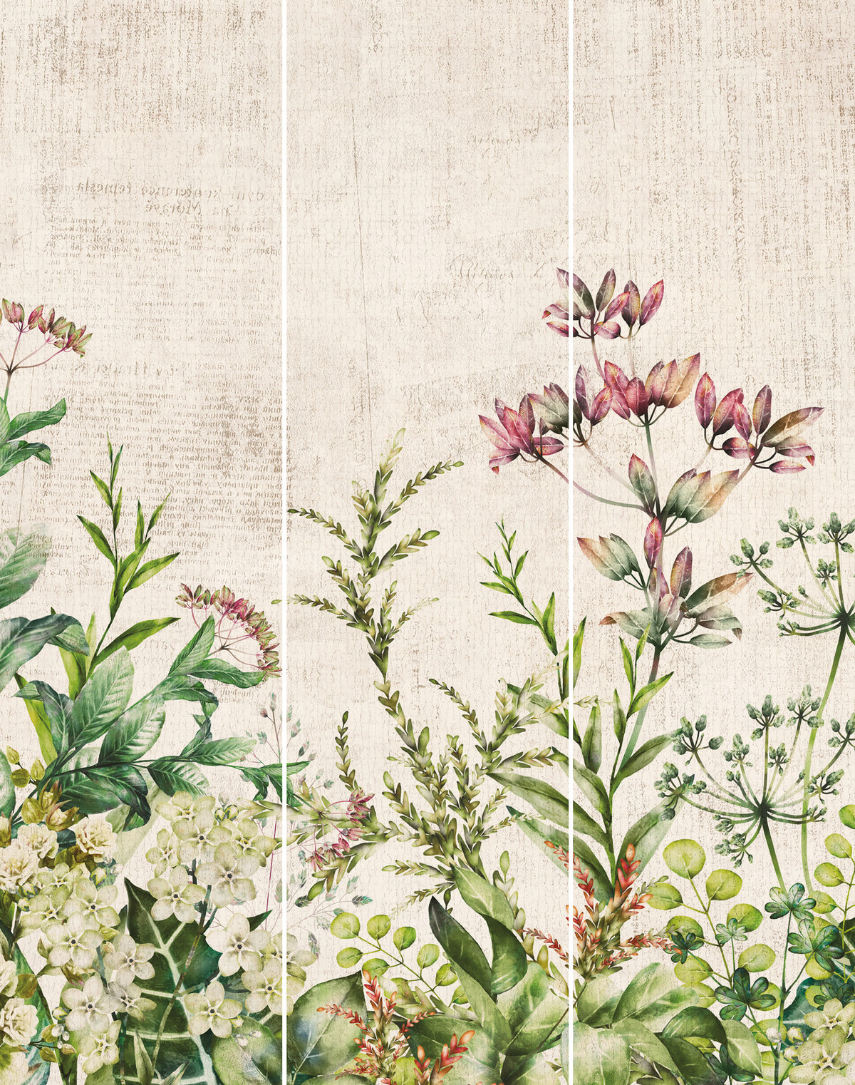 Wild Herb Garden Closet Adhesive