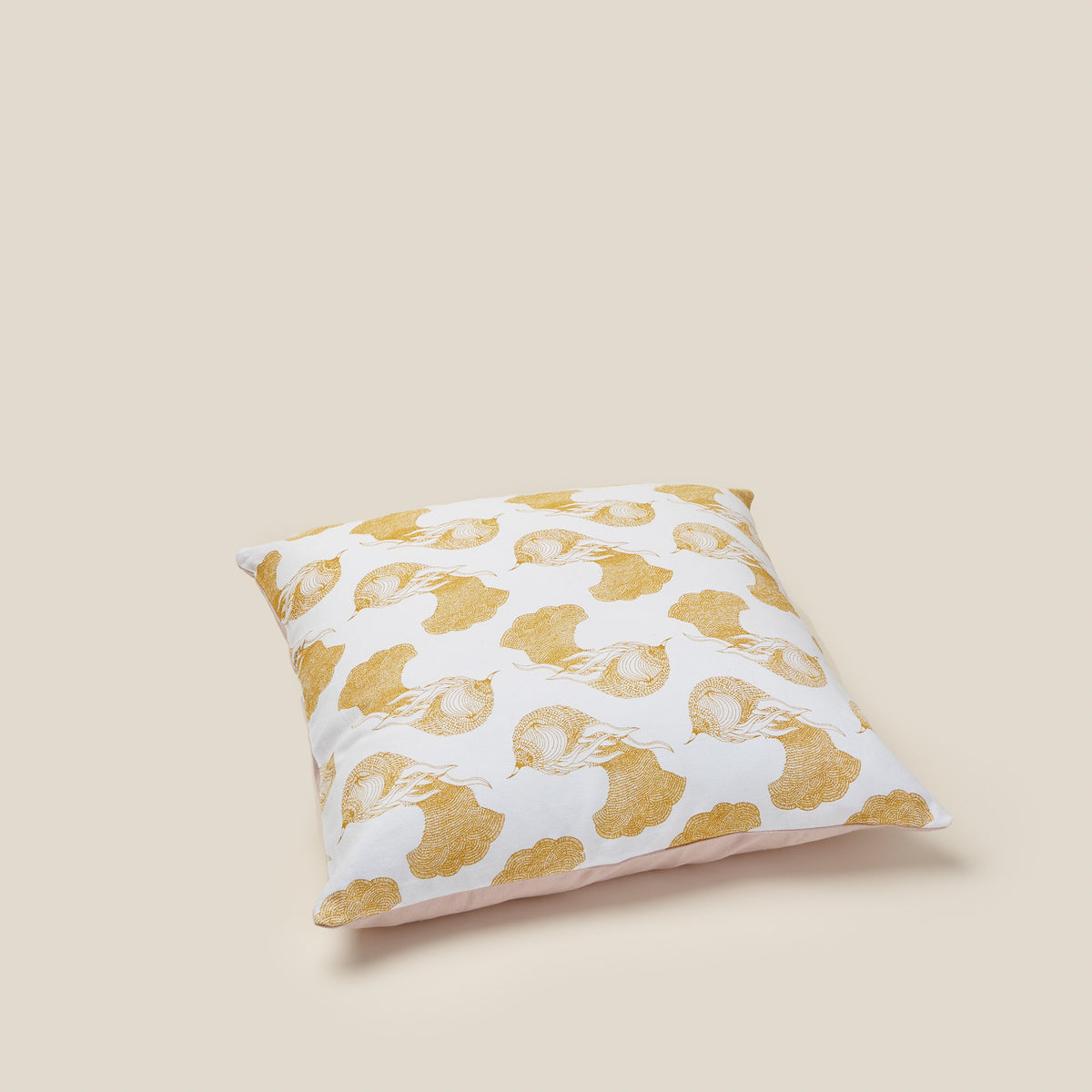 Housse de coussin carrée - 28 moutarde