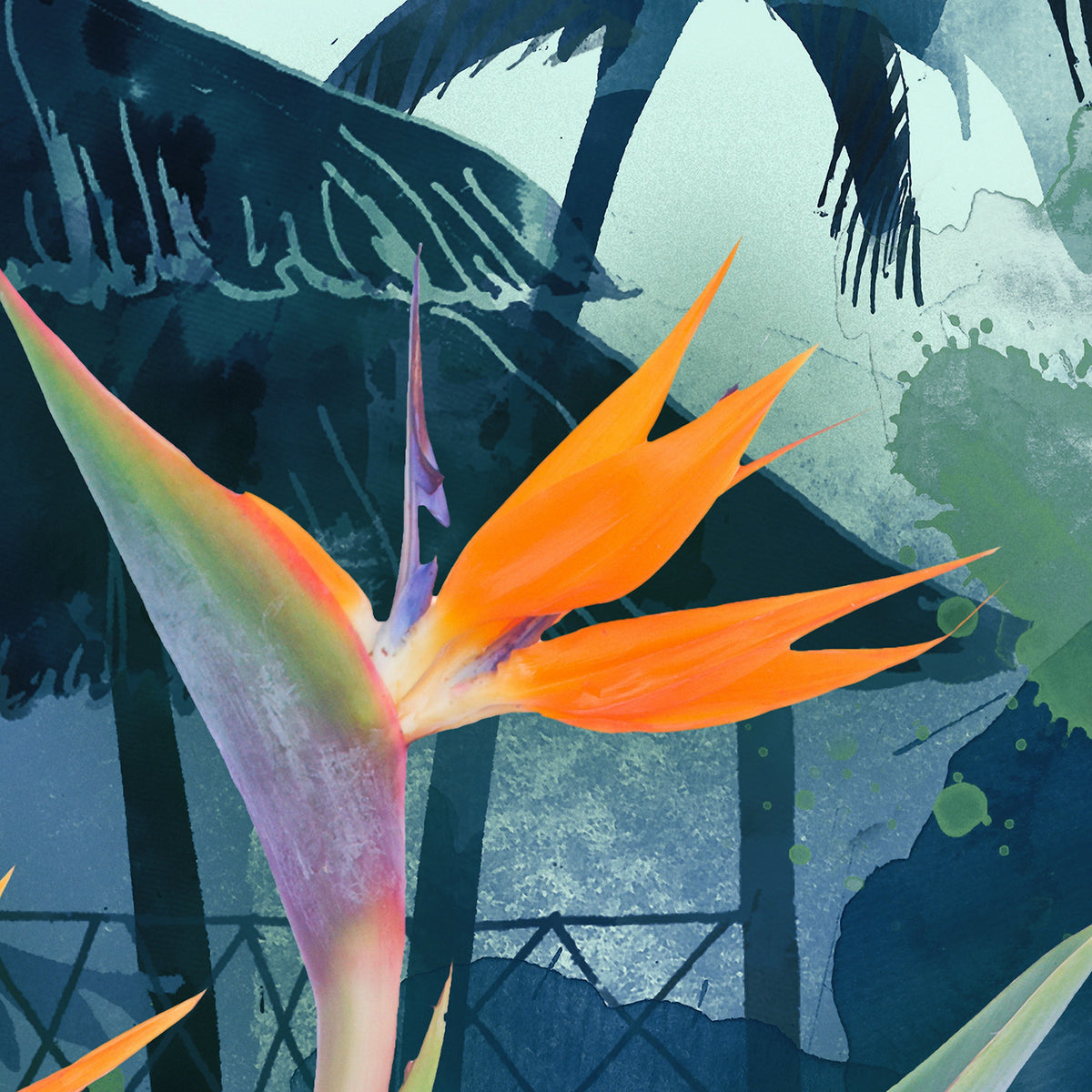 Papier peint panoramique Tropical Mood