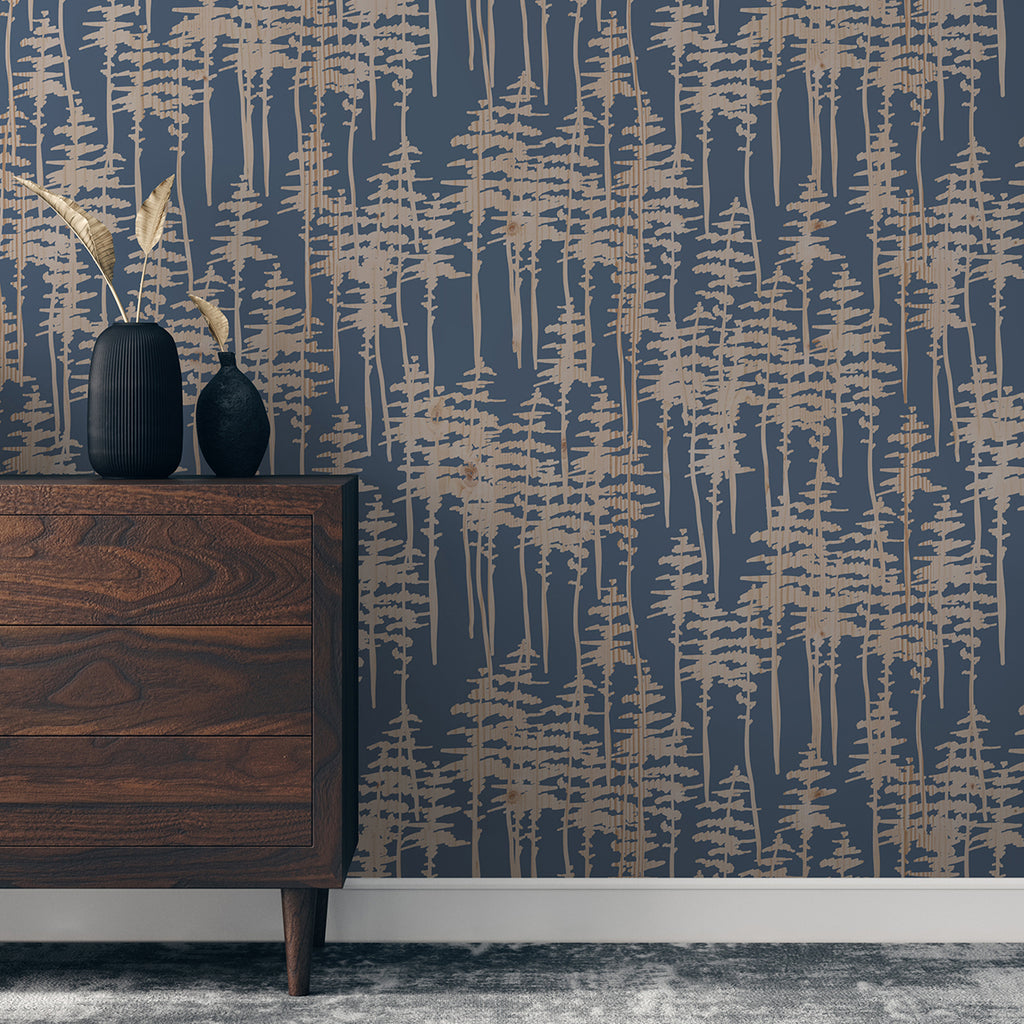 Spruce panoramic wallpaper