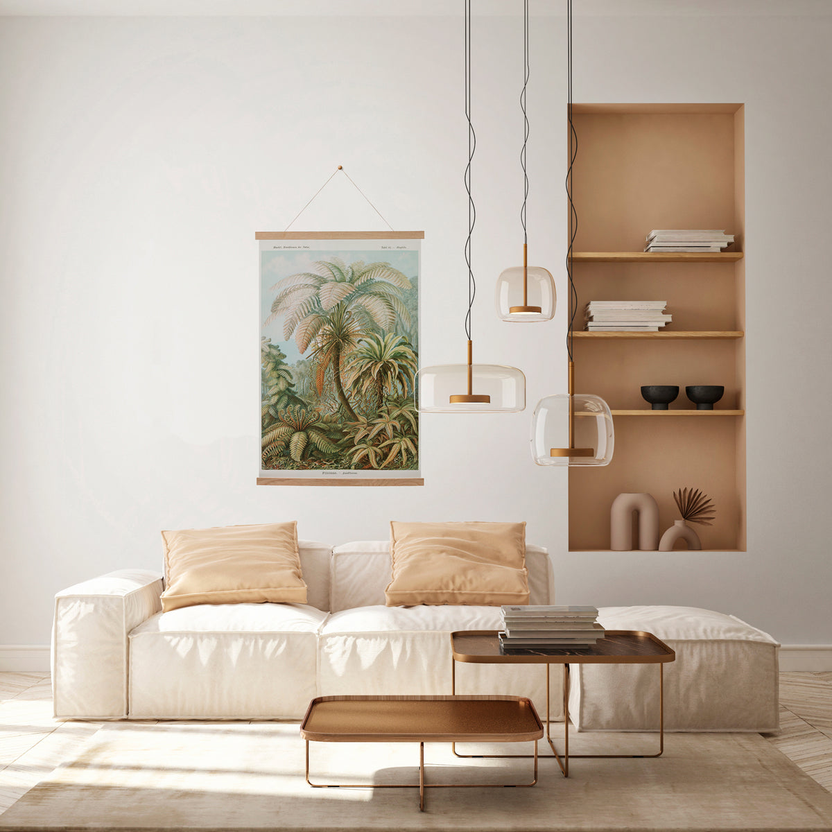 Suspended canvas Filicianae