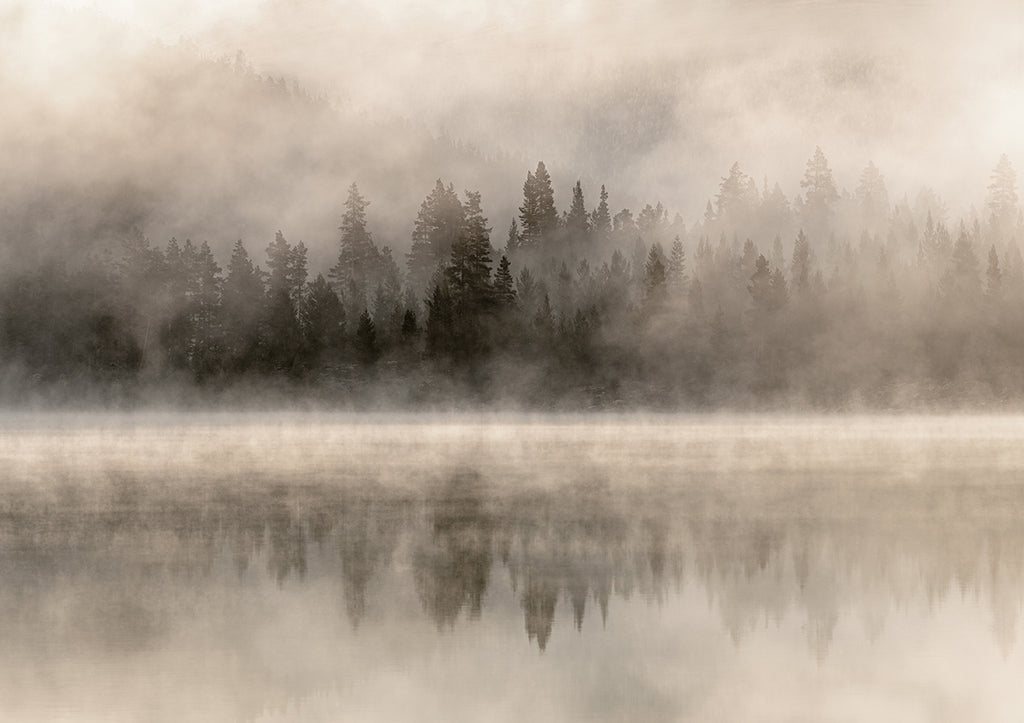 Papier peint panoramique Mistery Lake