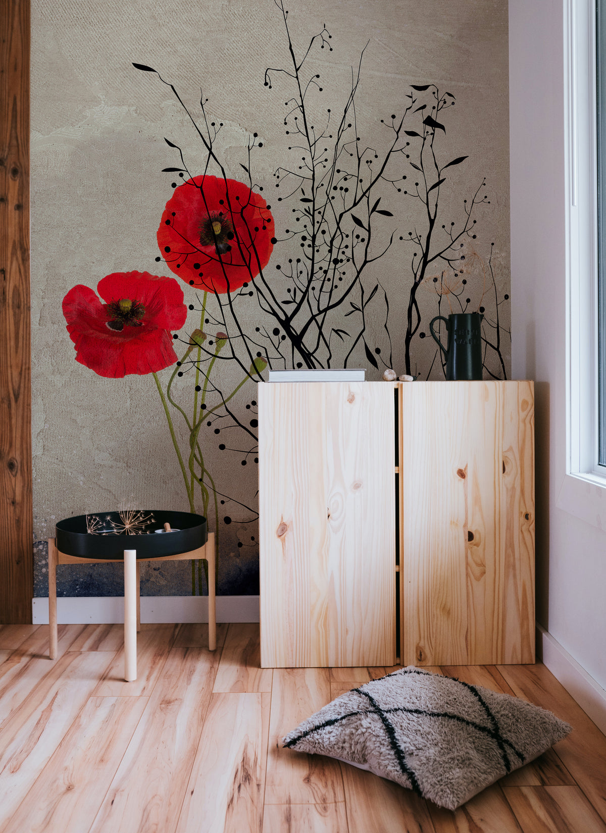 Papier peint panoramique Poppies