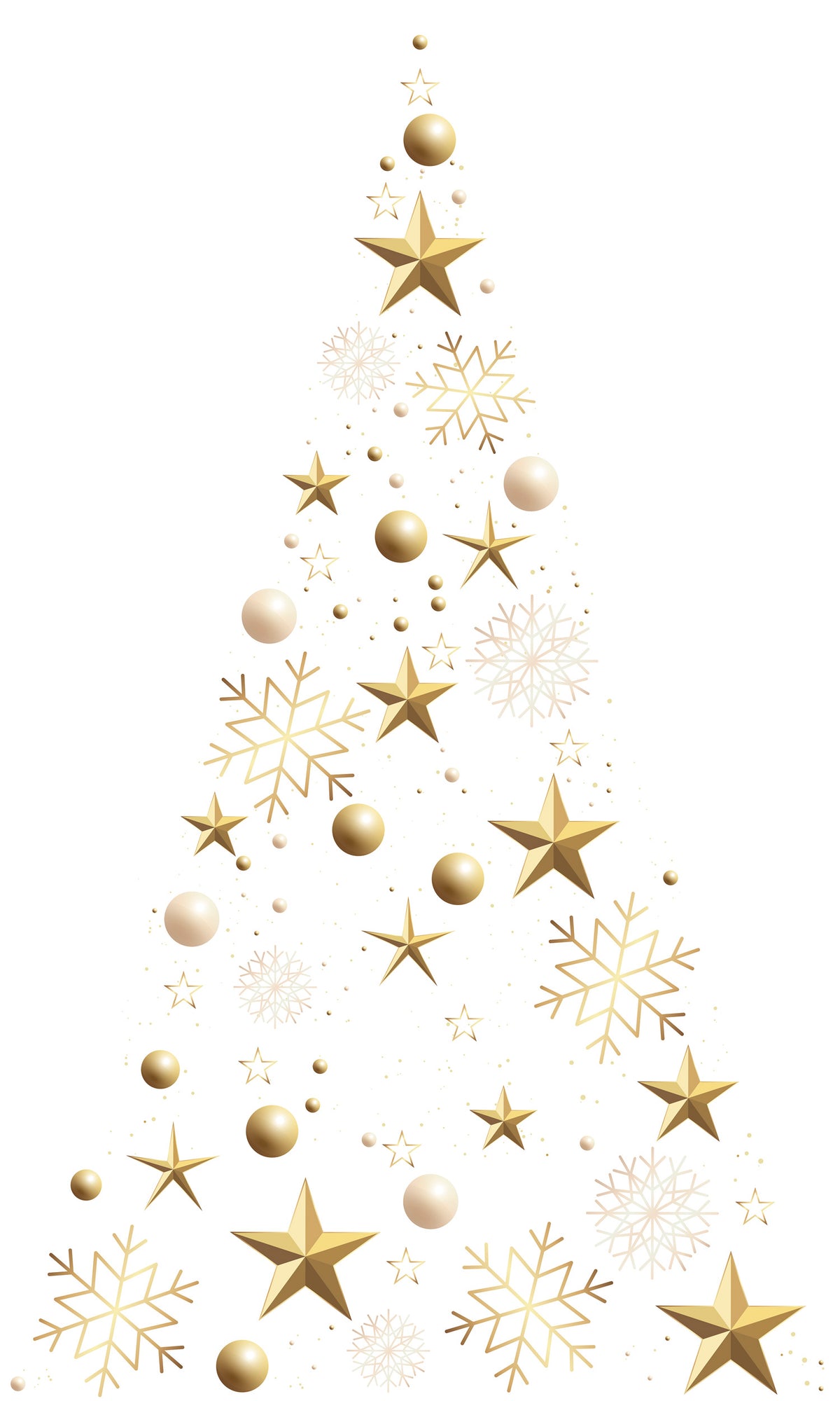 Adhesive Christmas Tree - Ninon's Christmas Tree 04 