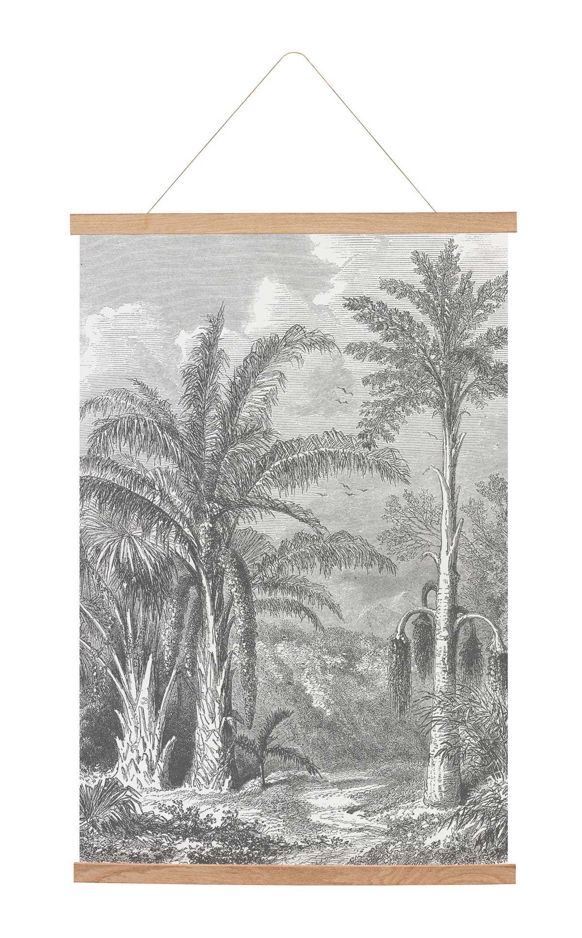 Phoenix Grey Hanging Canvas
