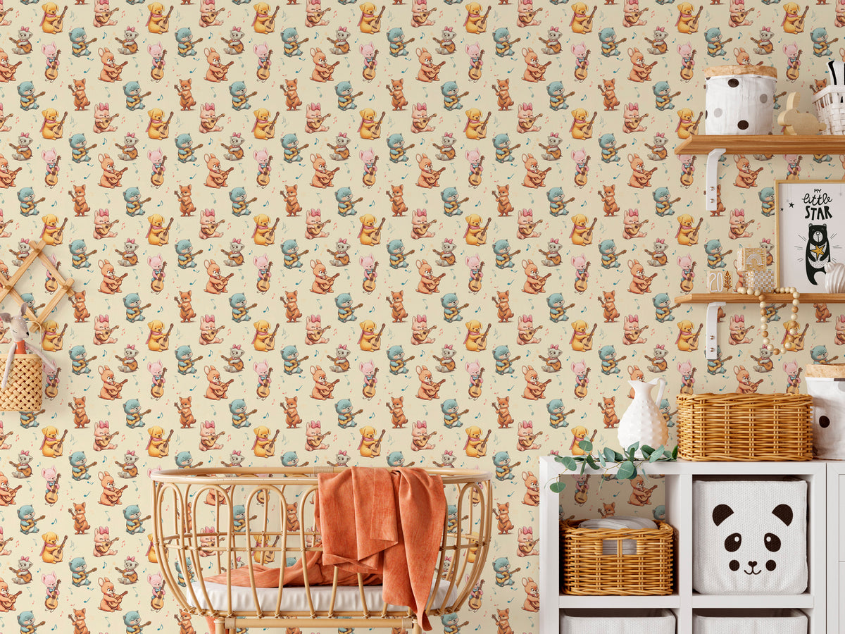Wallpaper - Musical Animals