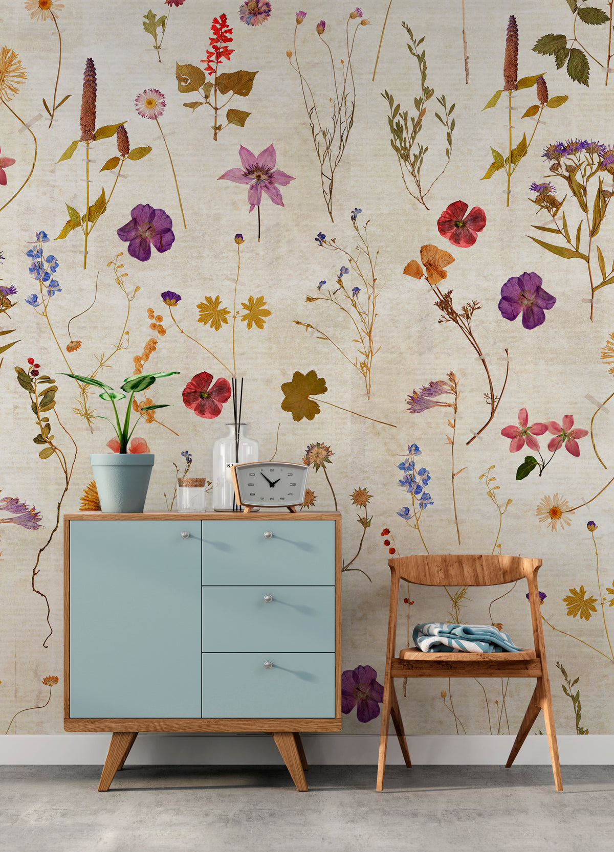 Papier peint panoramique Herbarium