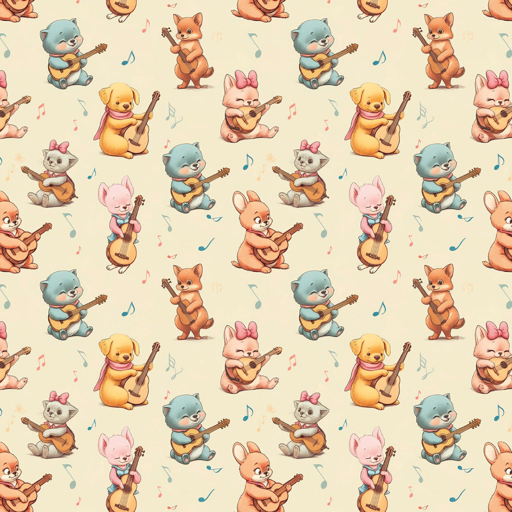 Wallpaper - Musical Animals