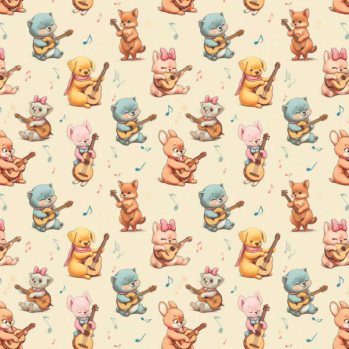 Wallpaper - Musical Animals