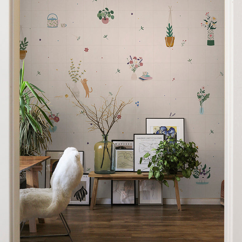 Panoramic wallpaper Small Bouquets