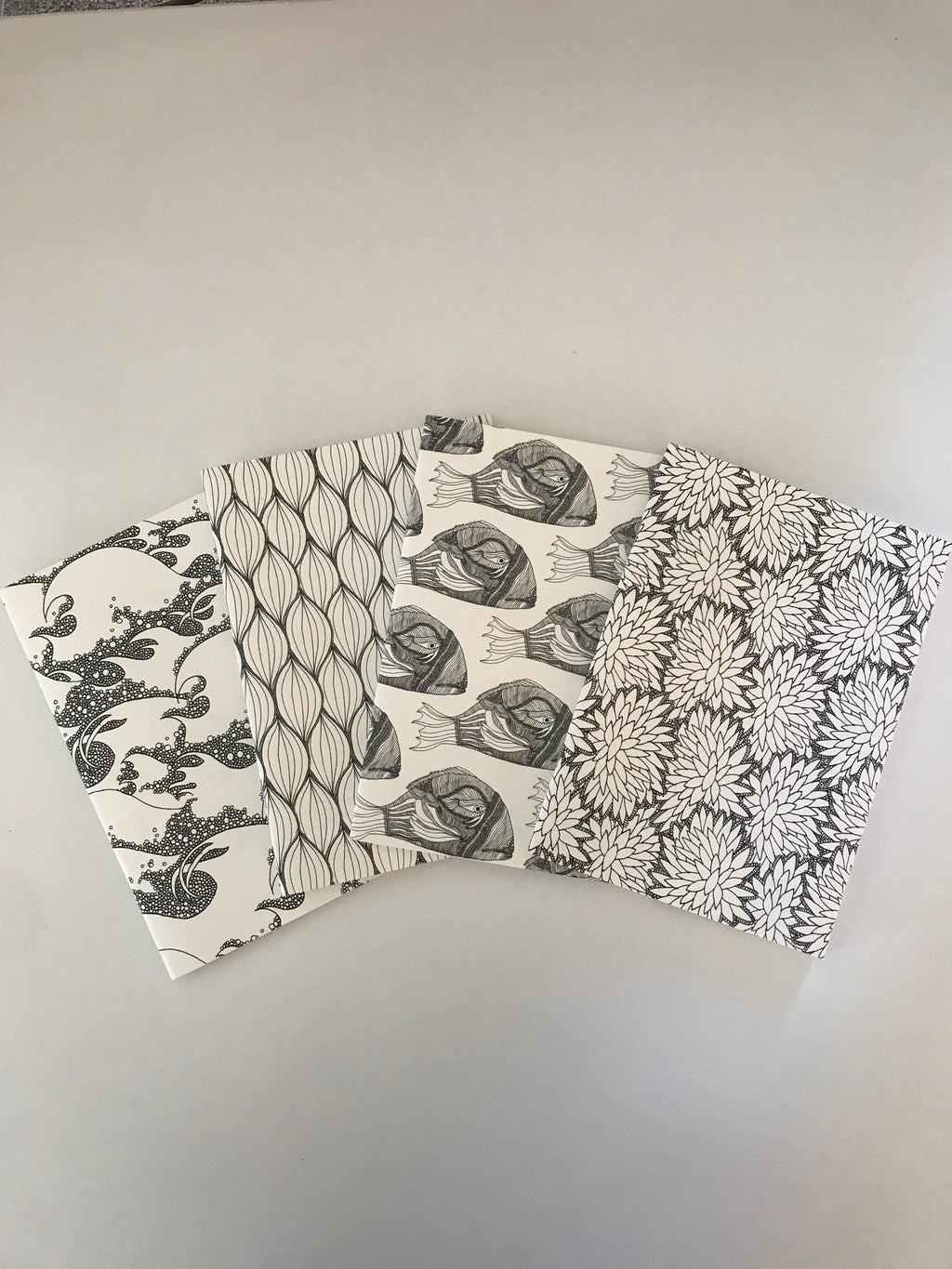 Cahier à rabats A5 (lot de 4)