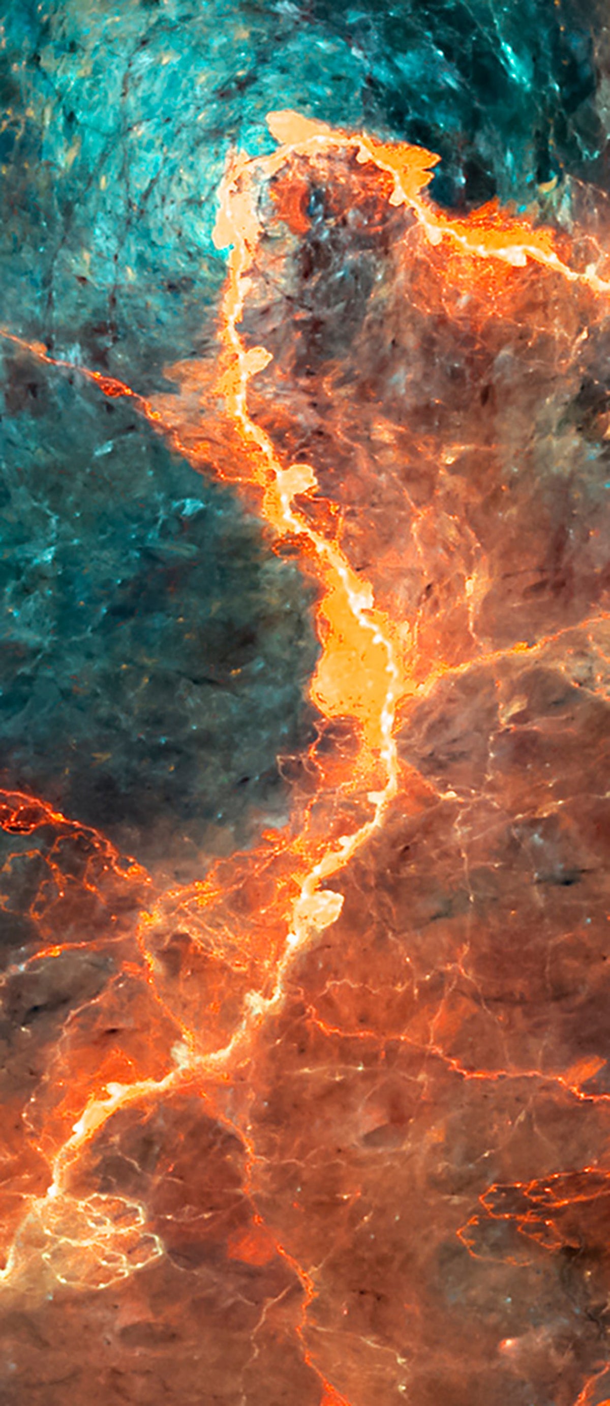 Papier peint panoramique Marble On Fire