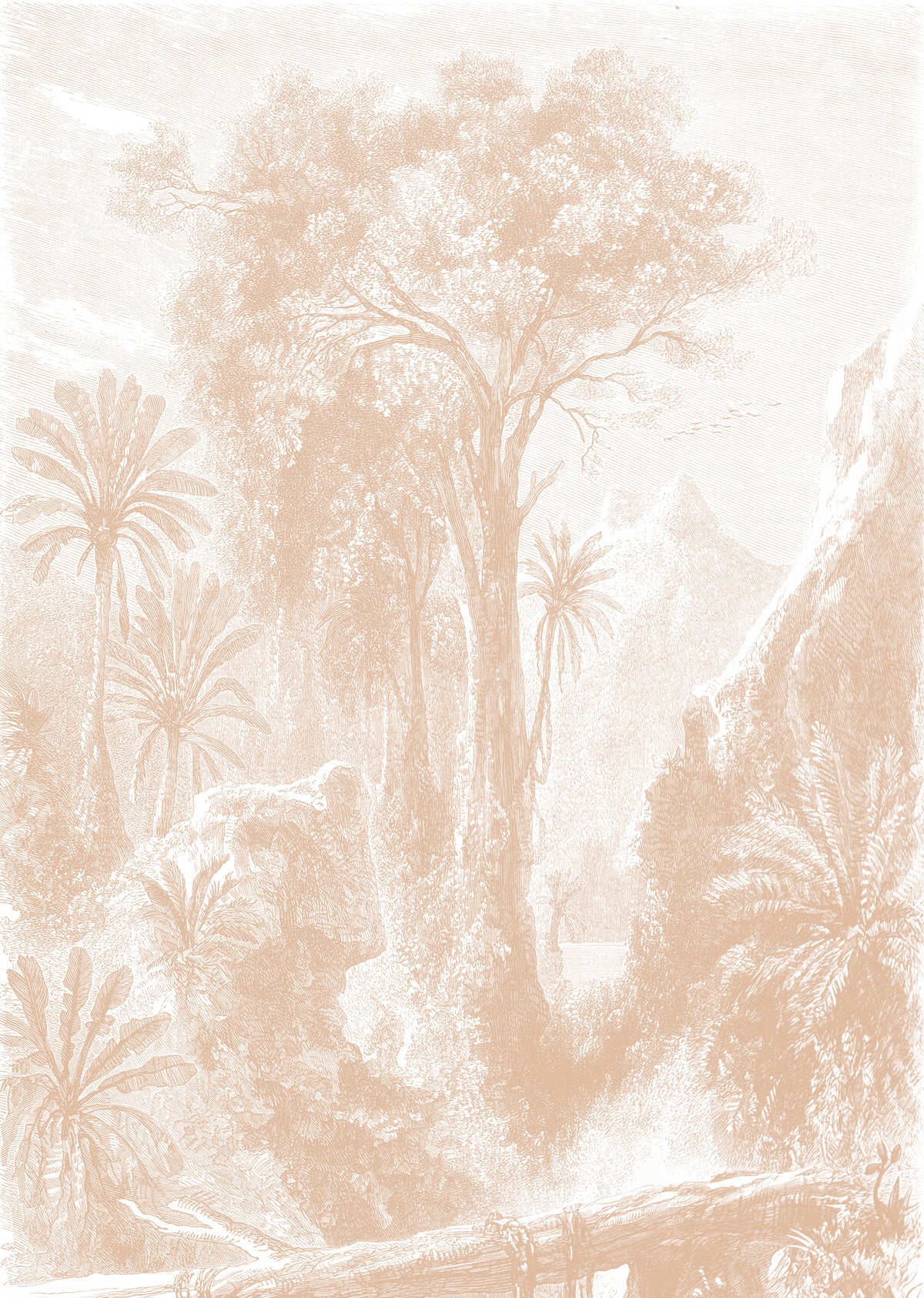 Papier peint panoramique Madagascar jungle