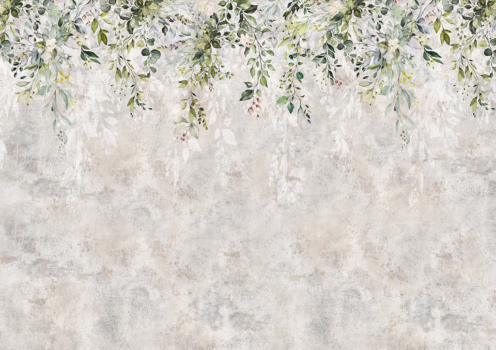 Papier peint panoramique Jardin D'Antan
