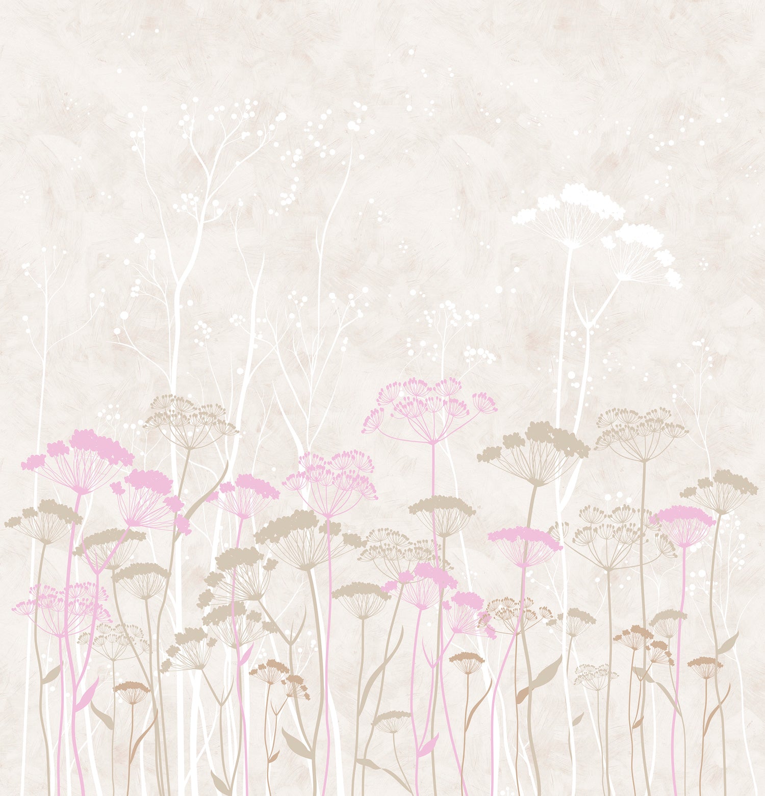 Panoramic wallpaper Umbelles