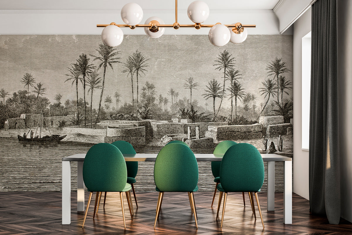 Said panoramic wallpaper