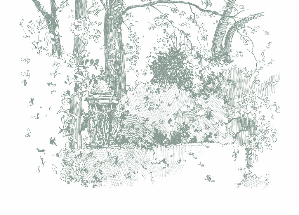 Panoramic wallpaper Jardin des Plantes