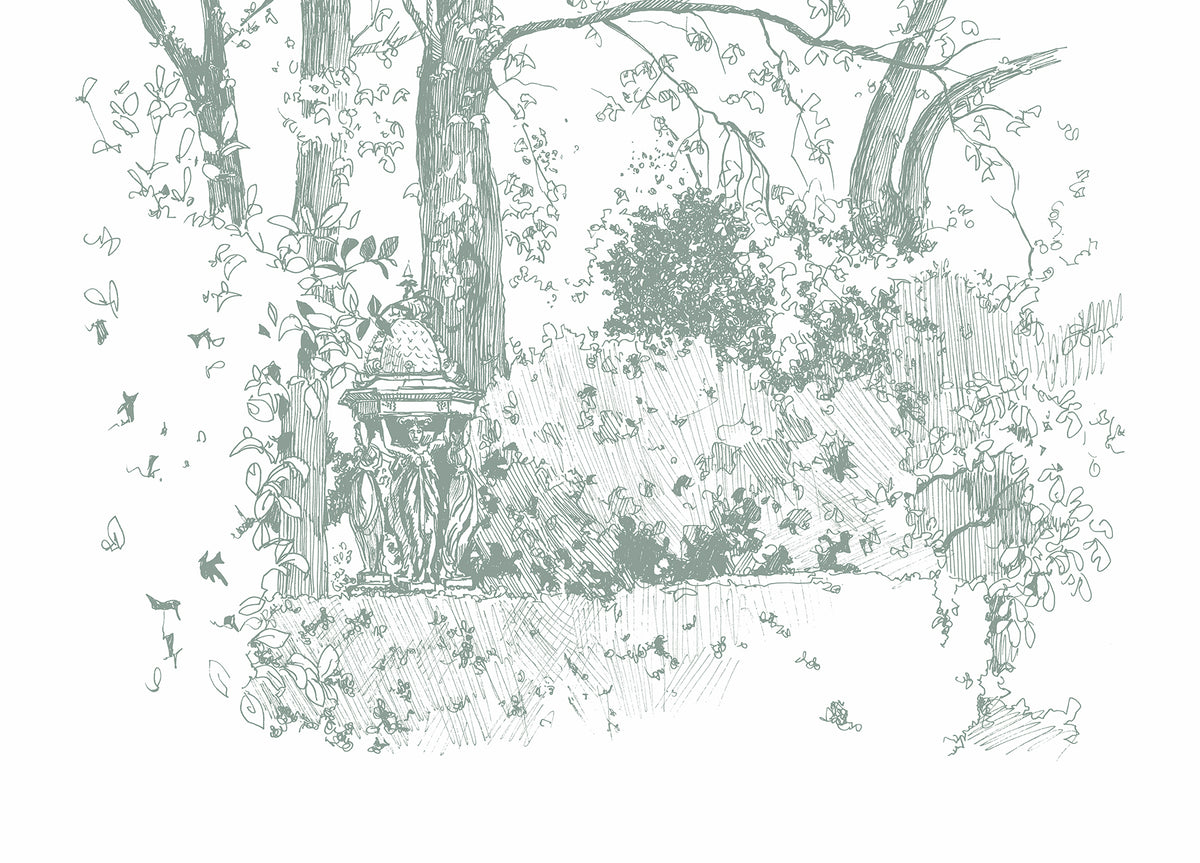 Papier peint panoramique Jardin Des Plantes
