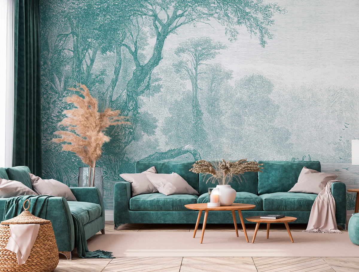 Sologne panoramic wallpaper