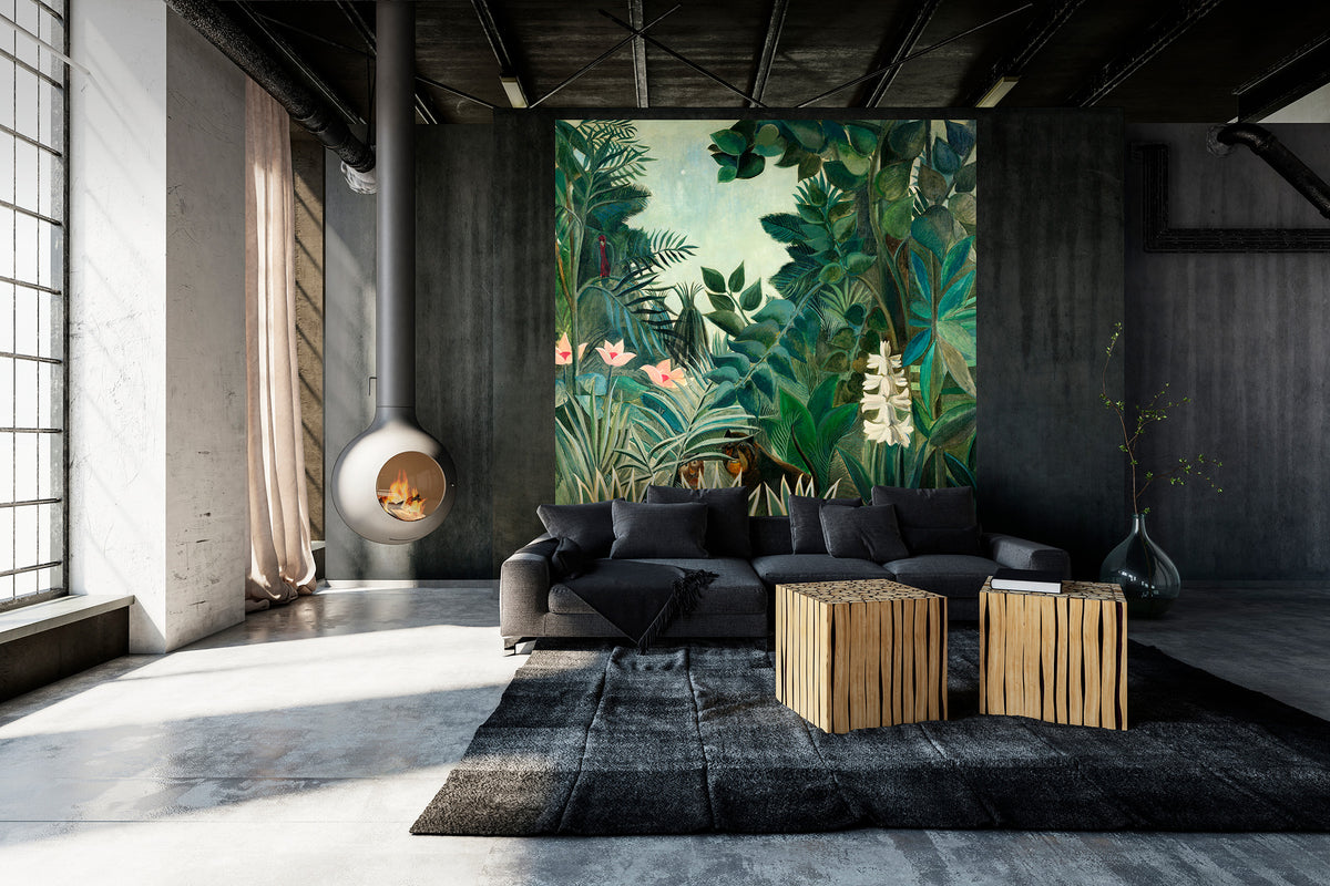 Papier peint panoramique Equatorial Jungle (Hj Rousseau)