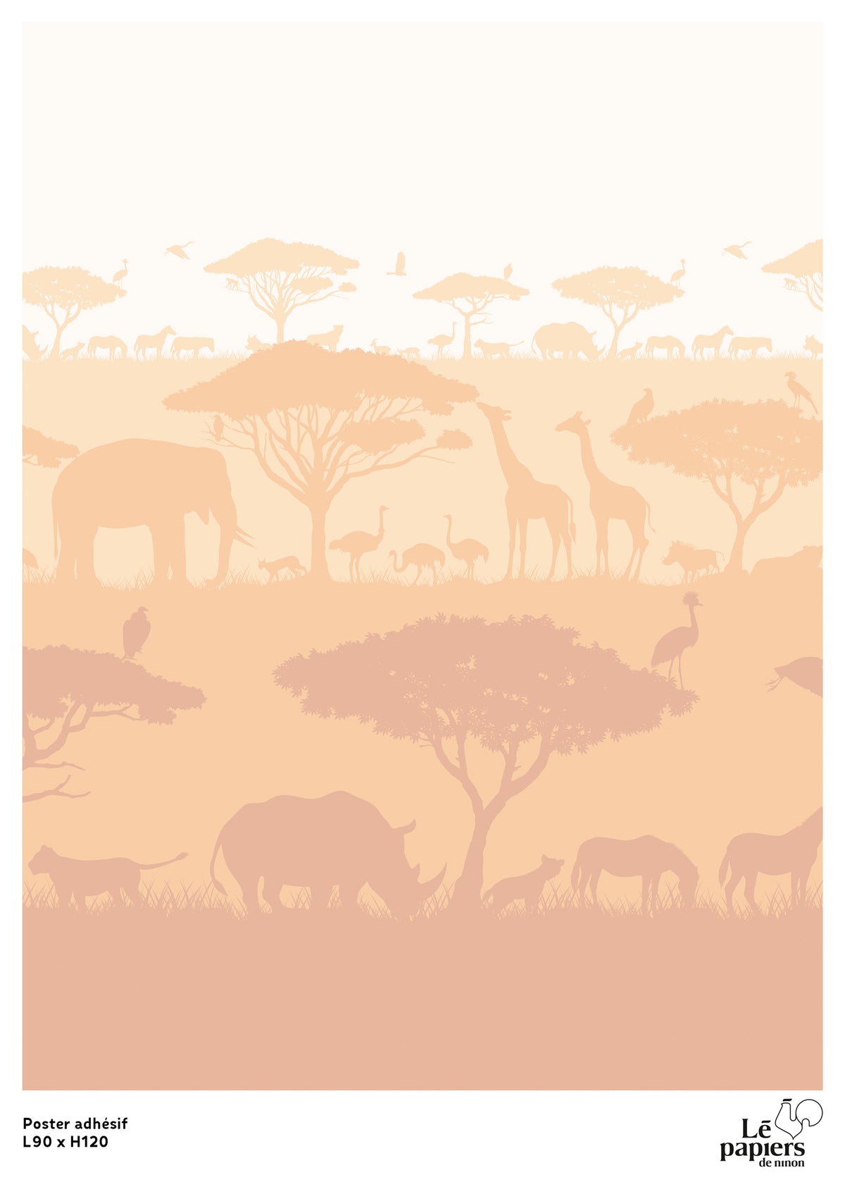 Savannah Adhesive Poster