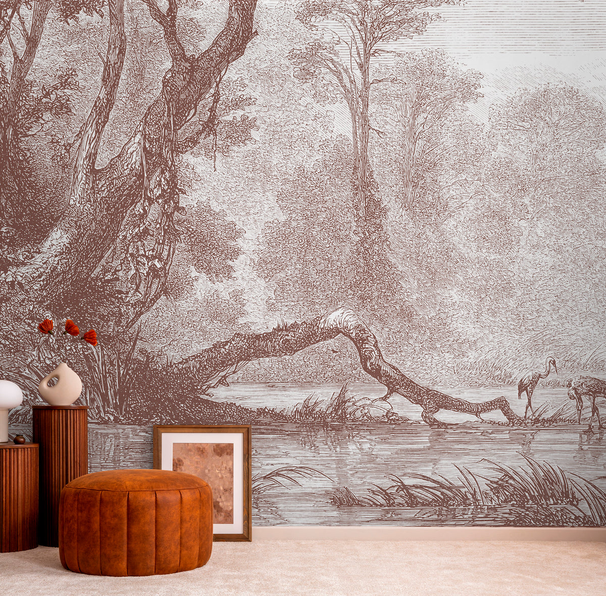 Sologne panoramic wallpaper