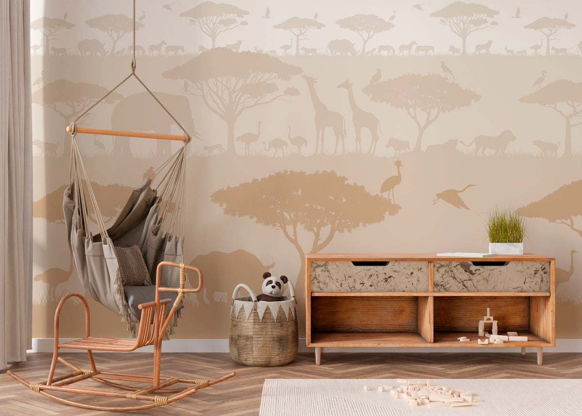 Papier peint panoramique Savane