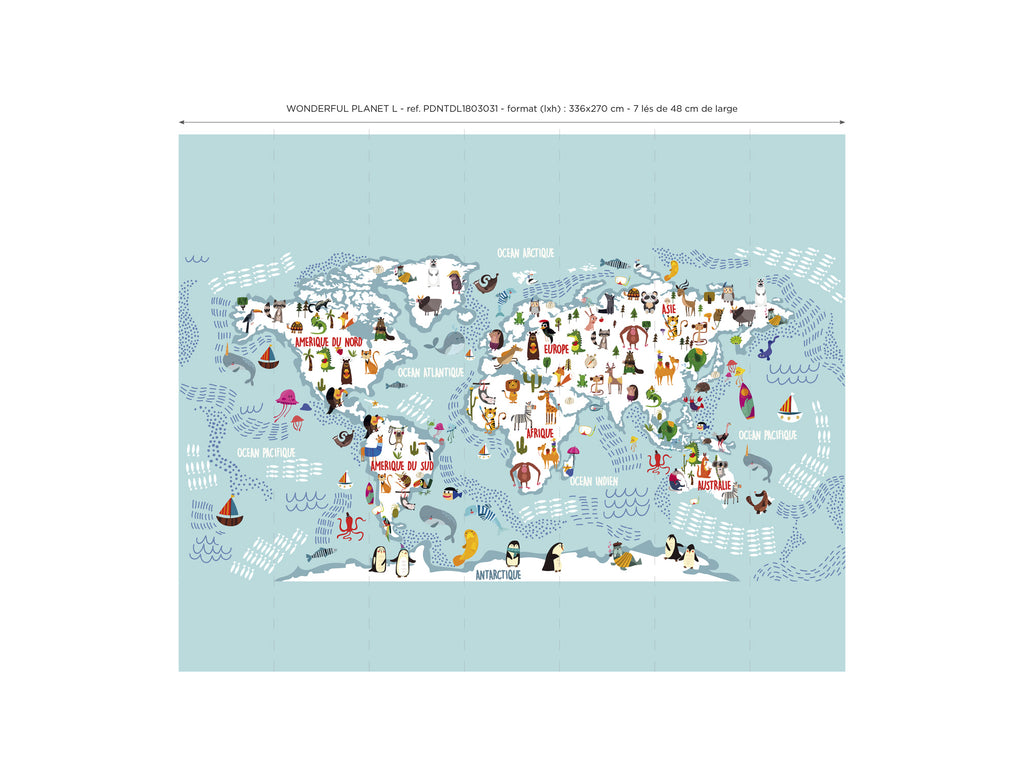Papier peint panoramique Wonderful Planet
