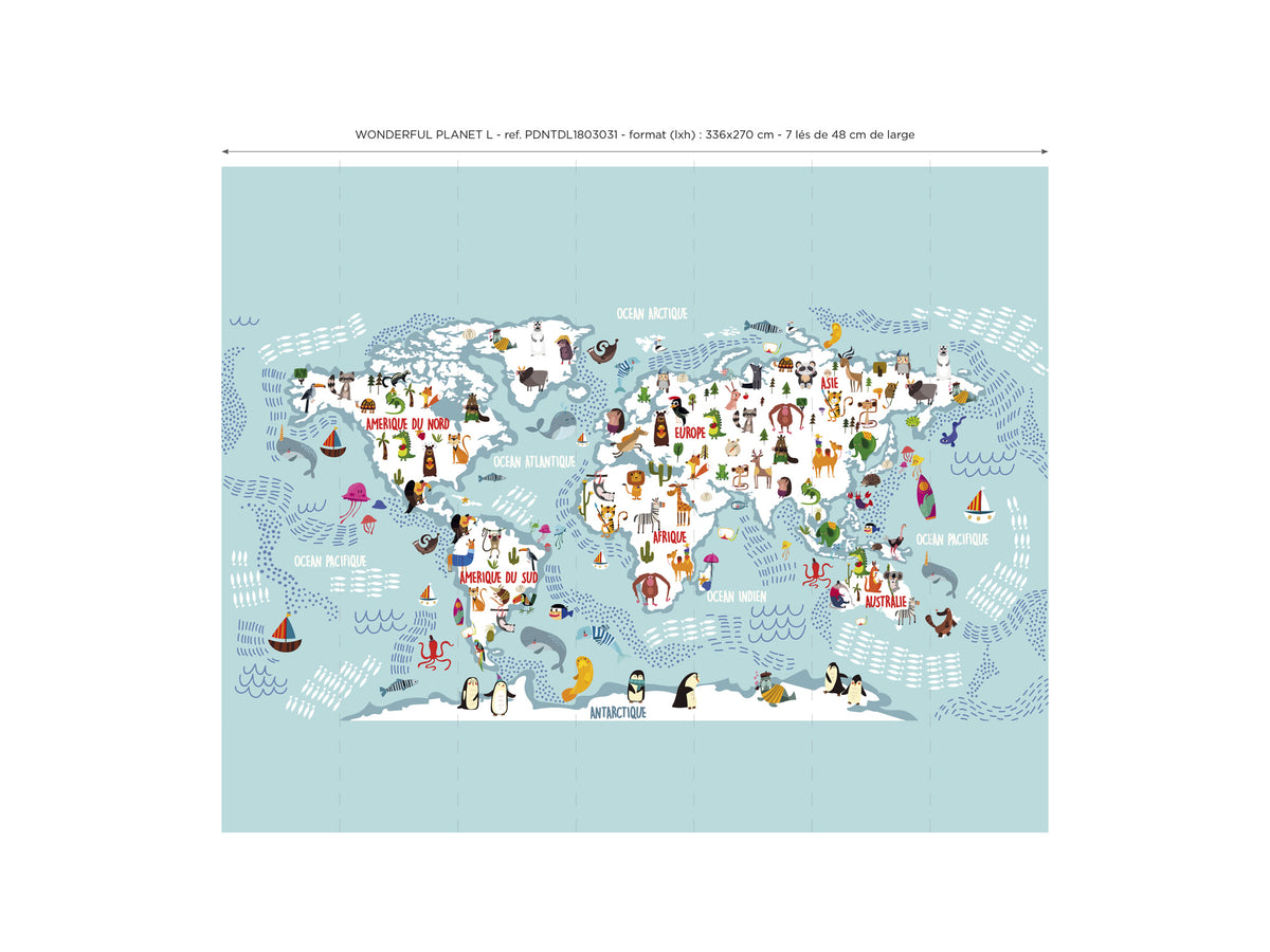 Papier peint panoramique Wonderful Planet