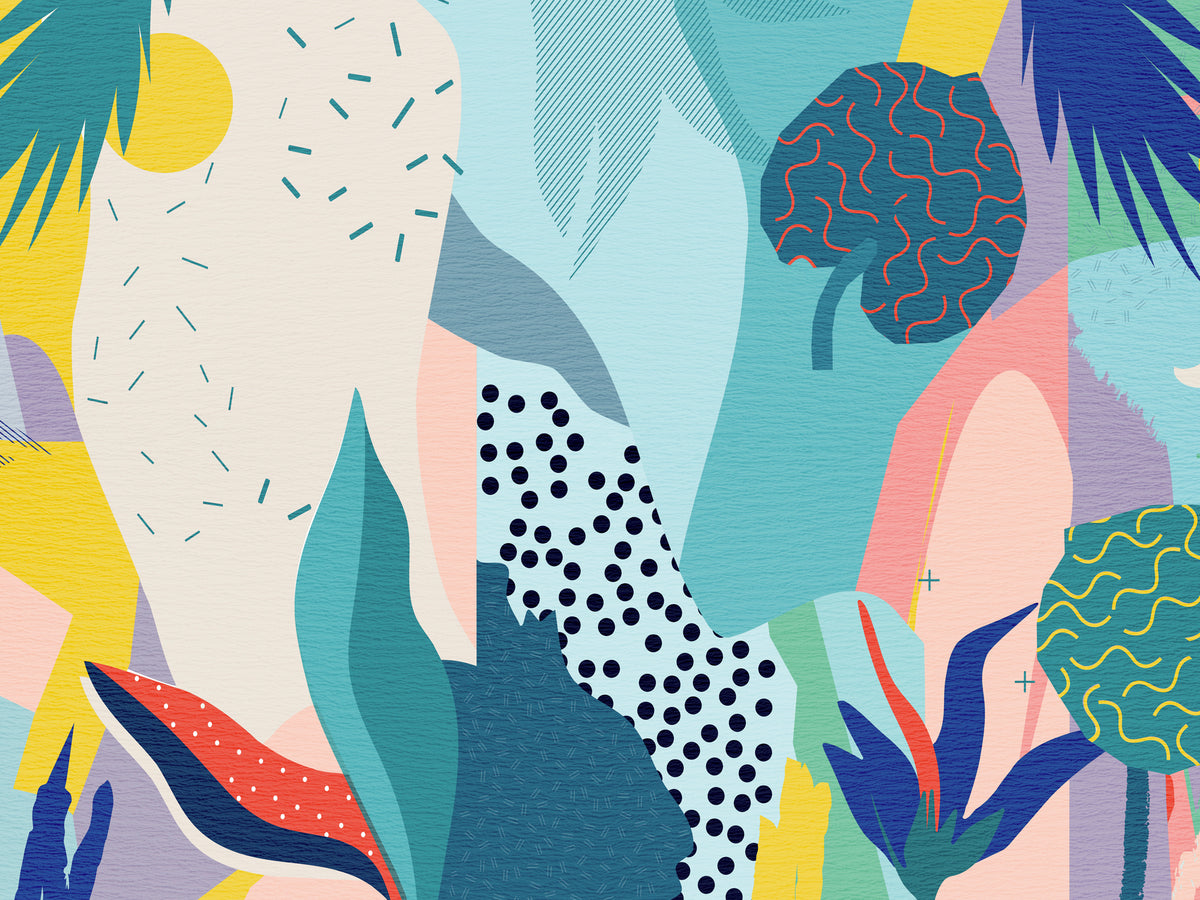Poster adhésif Abstract Jungle