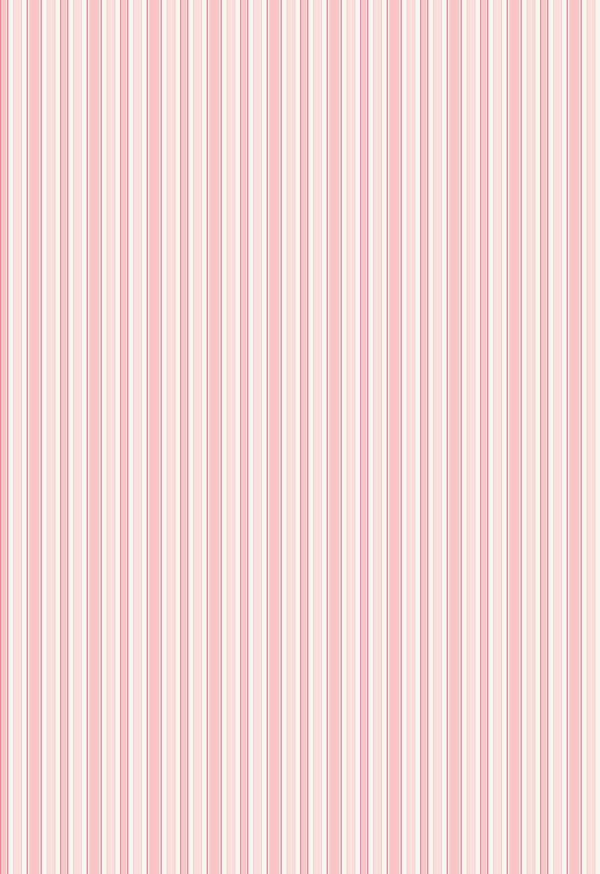 Papier peint à rayures Izia - Rose pop