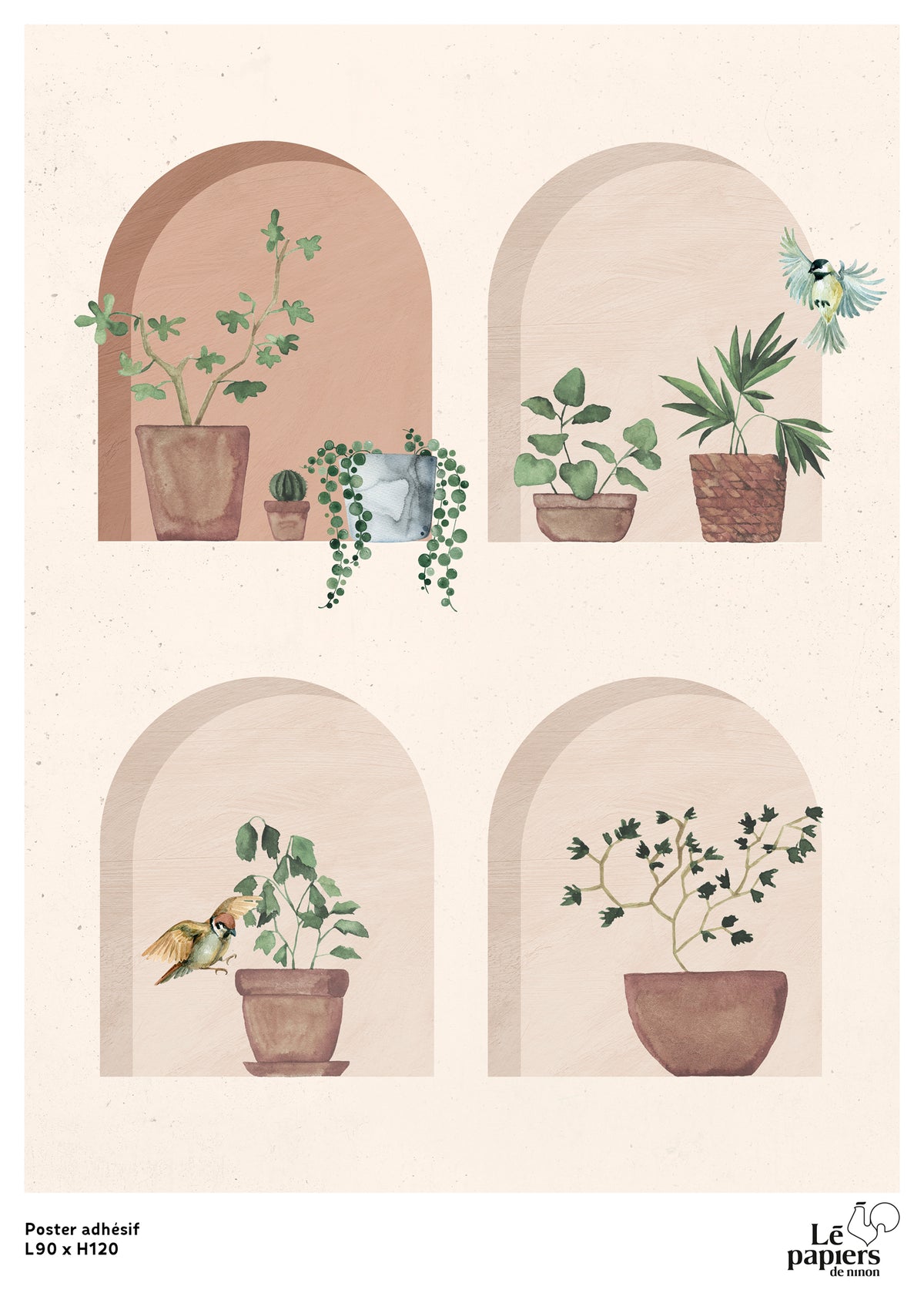 Villa Toscana adhesive poster 