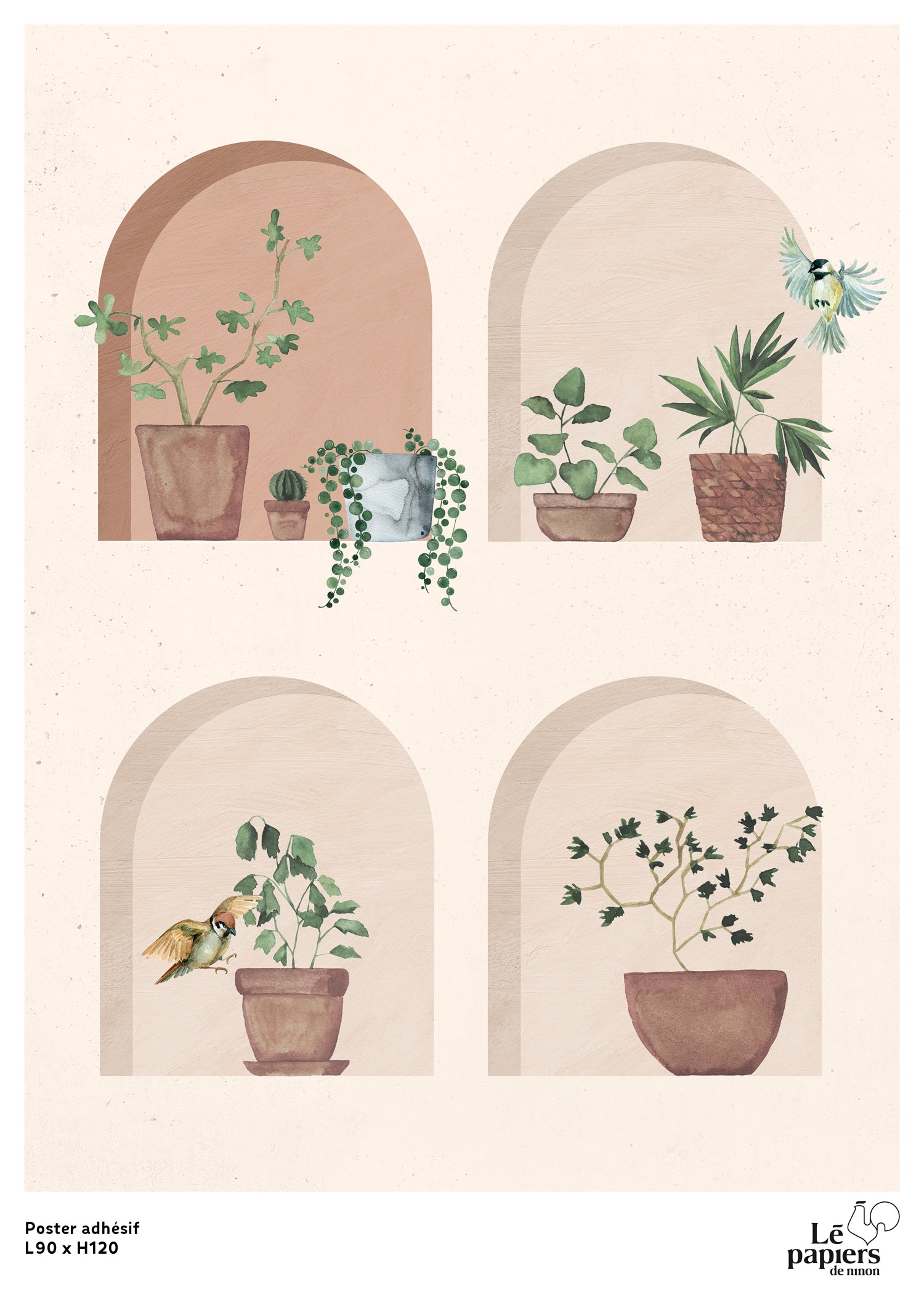 Poster adhésif Villa Toscana