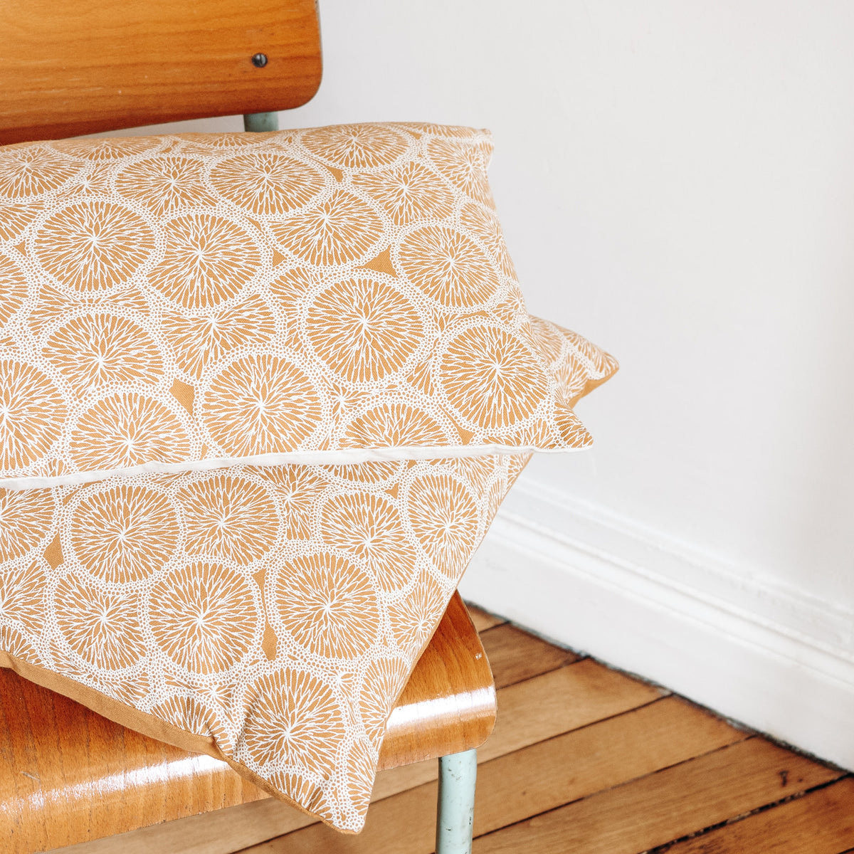 Housse de coussin carrée - 34 Caramel