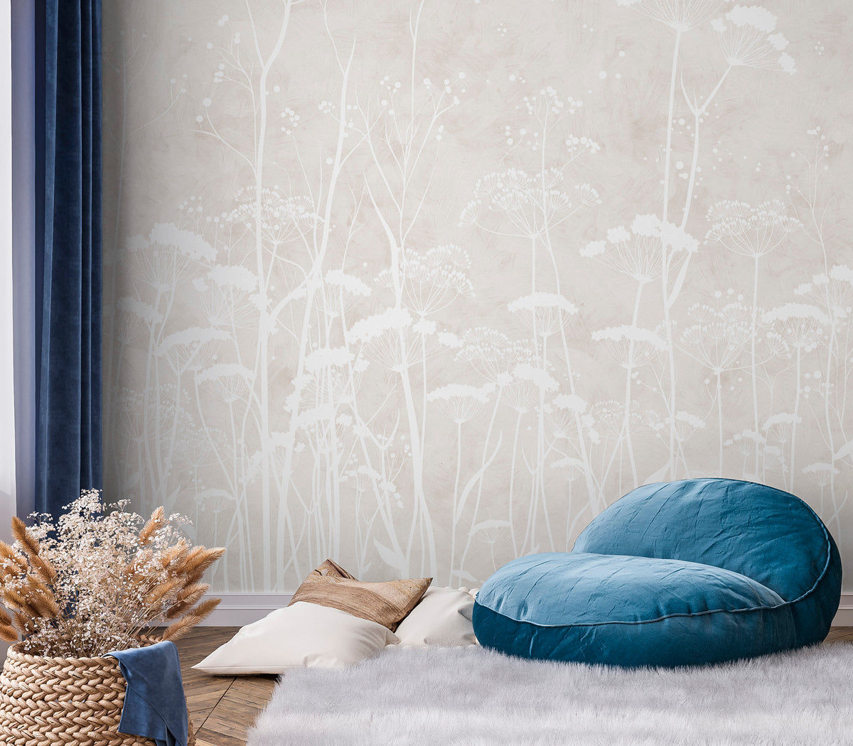 Panoramic wallpaper Umbelles