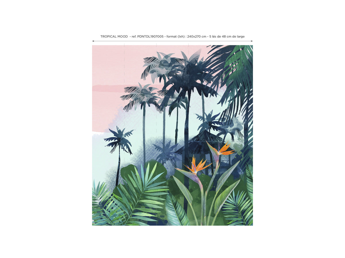 Papier peint panoramique Tropical Mood