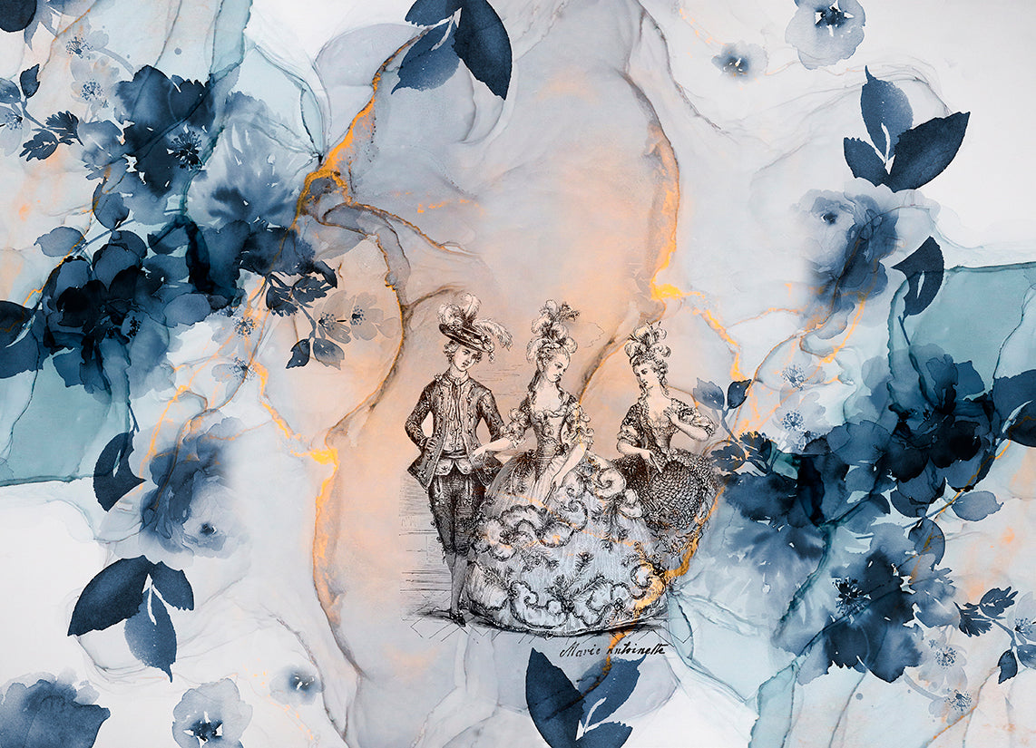 Papier peint panoramique Marie-Antoinette XL