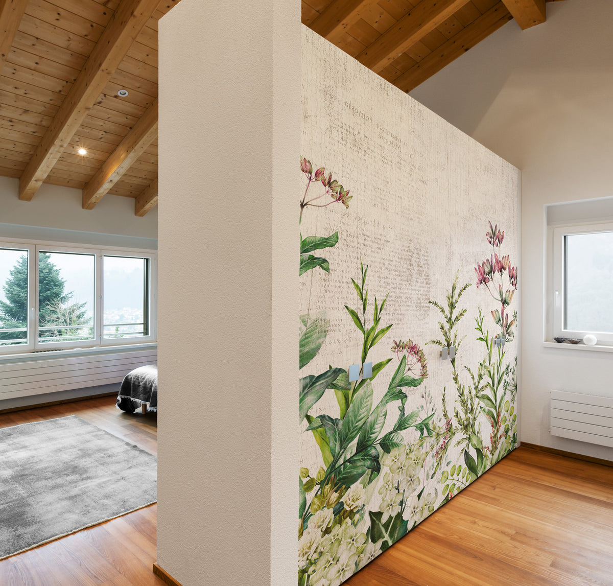 Wild Herb Garden Closet Adhesive