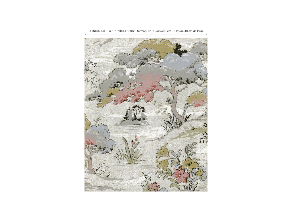 Papier peint panoramique Chinoiserie