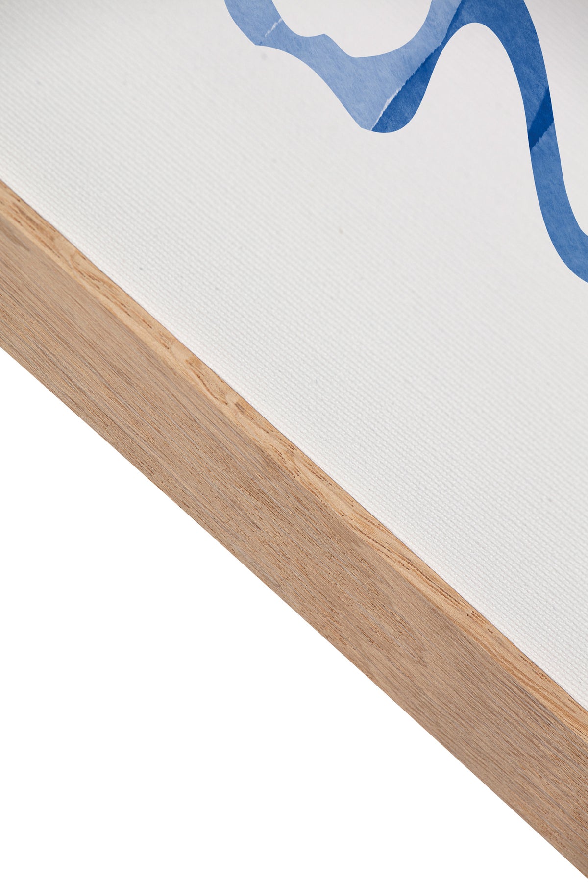 Abstract Blue Hanging Canvas