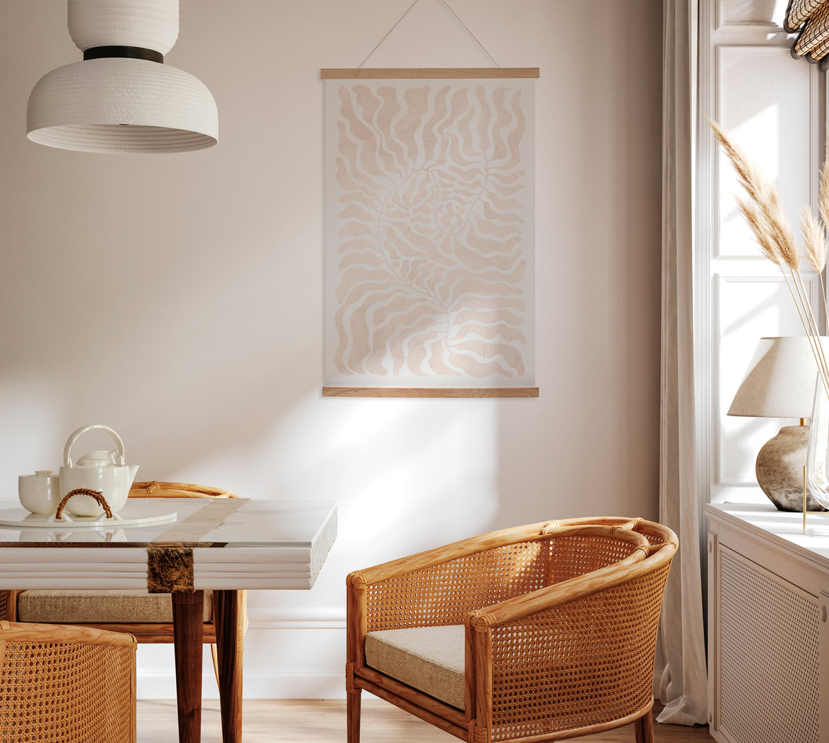 Hanging Canvas Leaf