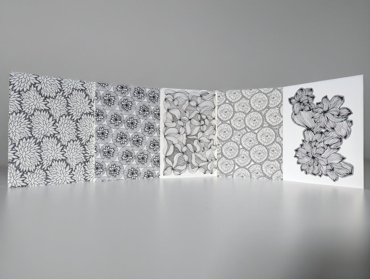 Lot de 5 cartes A6 - 4