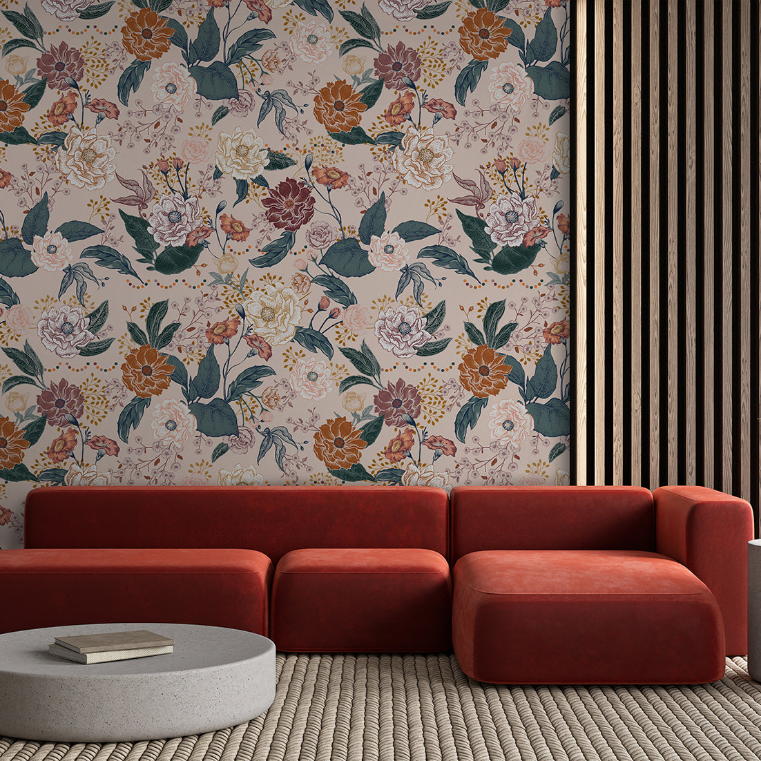 Hortense panoramic wallpaper