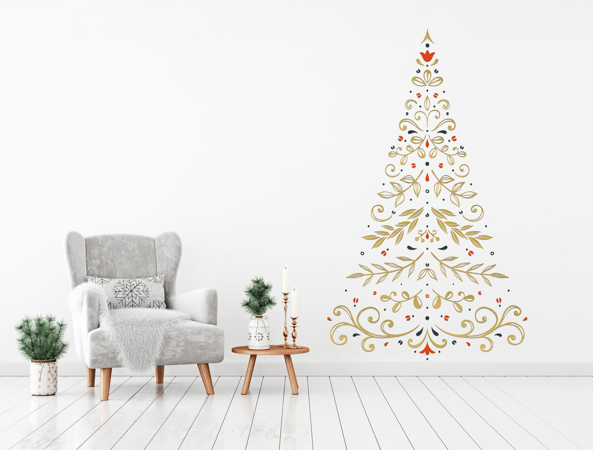 Adhesive Christmas Tree - Ninon's Christmas Tree 05 