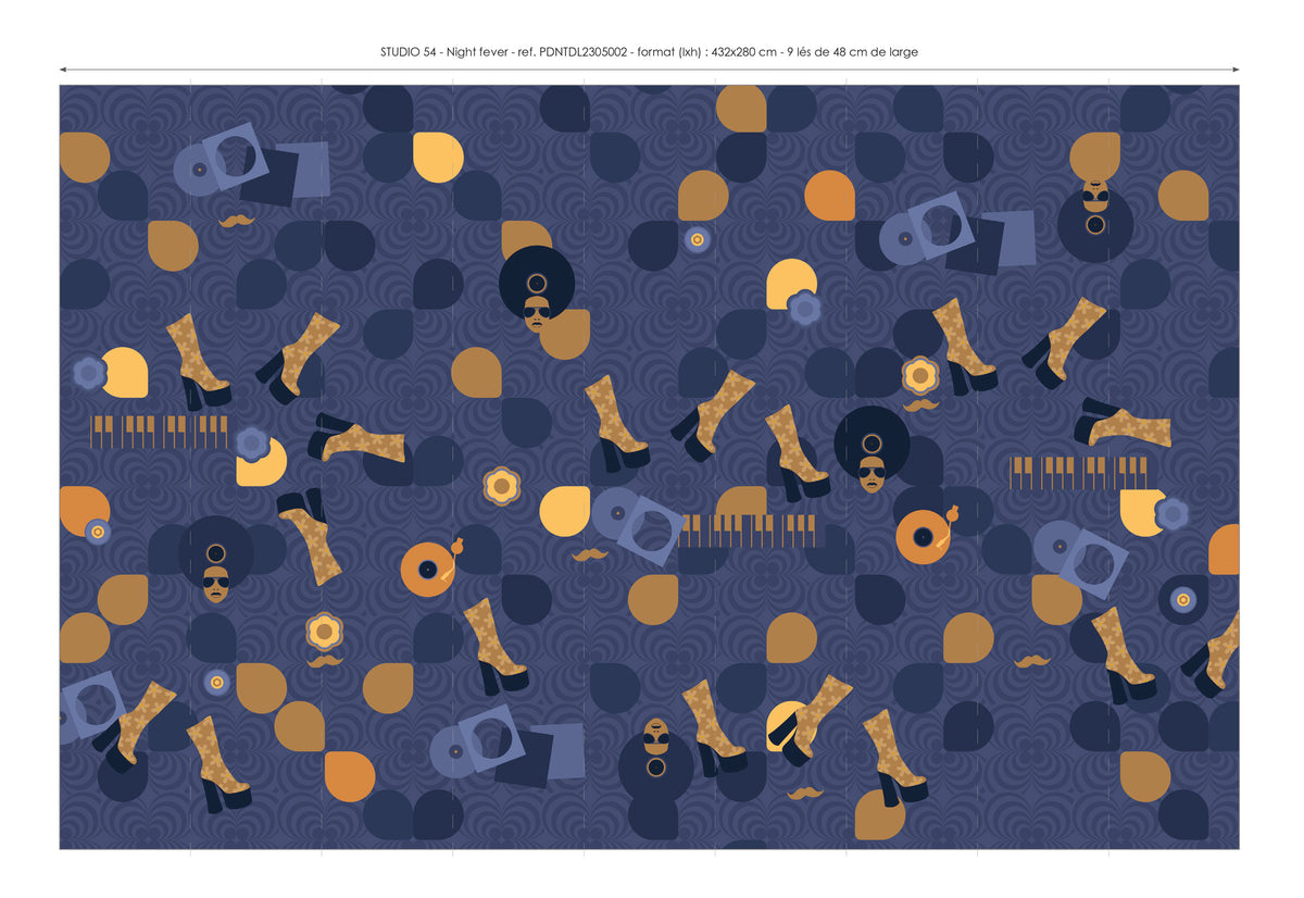 Papier peint panoramique Studio 54 - Night Fever