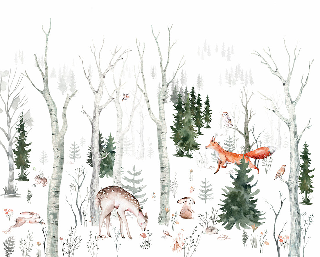Papier peint panoramique Bambi & Co