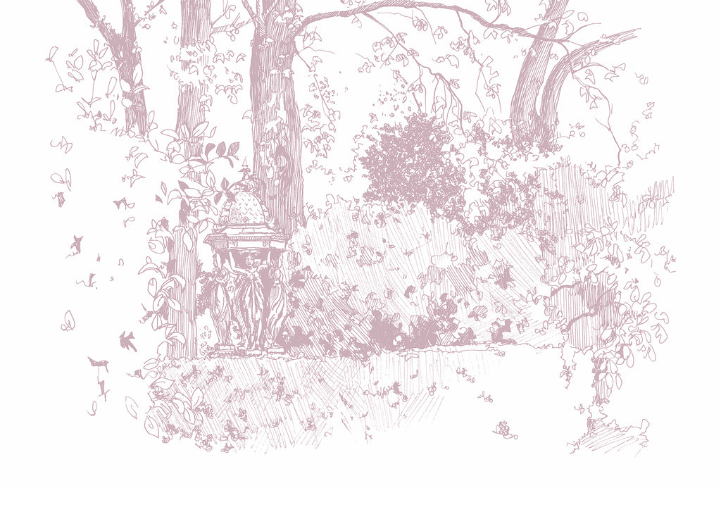 Panoramic wallpaper Jardin des Plantes